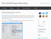 Tablet Screenshot of ilkerguven.com